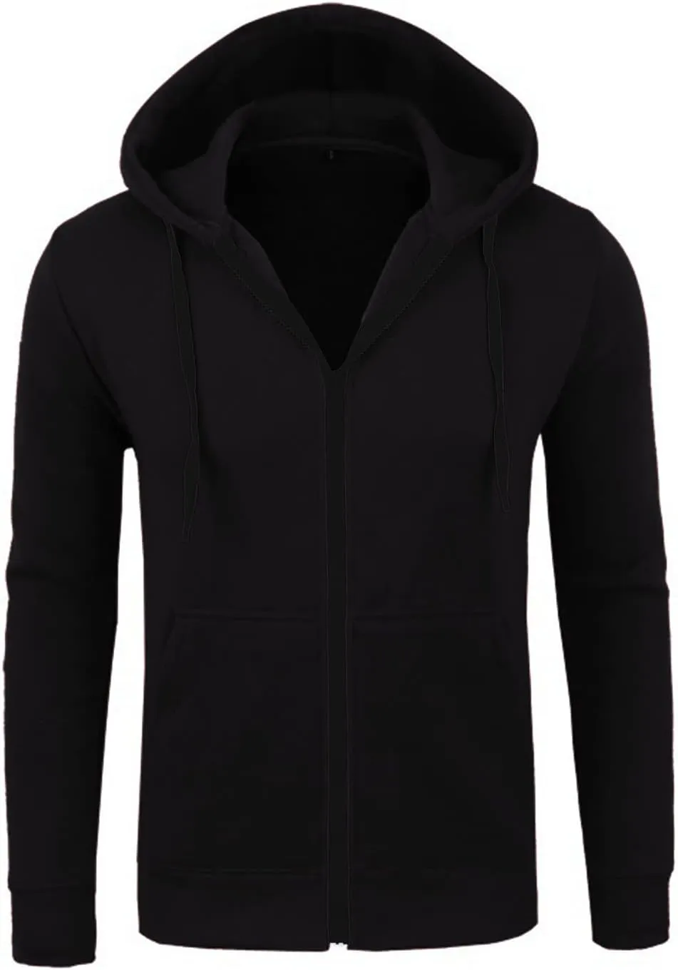 DuDubaby Men Long Sleeve Top Casual Camouflage Sports Sweatshirt Long Sleeve Zipper Hooded Jacket Coat