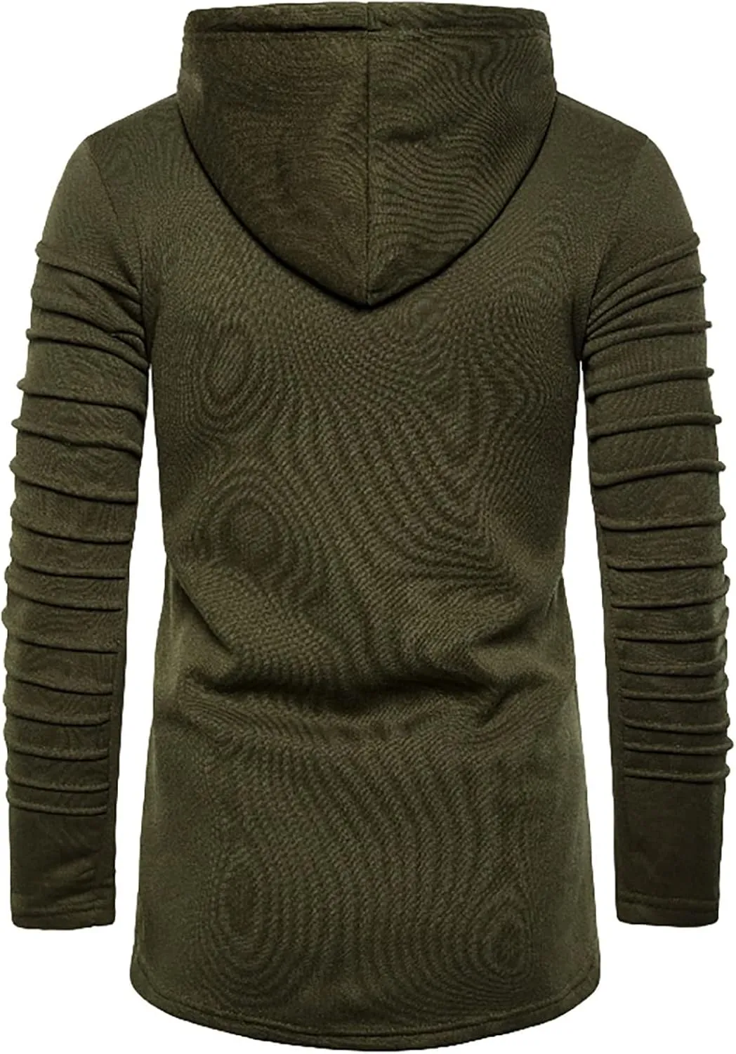 DuDubaby Mens Long Sleeve Hoodie Casual Camouflage Sports Sweatshirt Long Sleeve Zipper Hooded Jacket Coat
