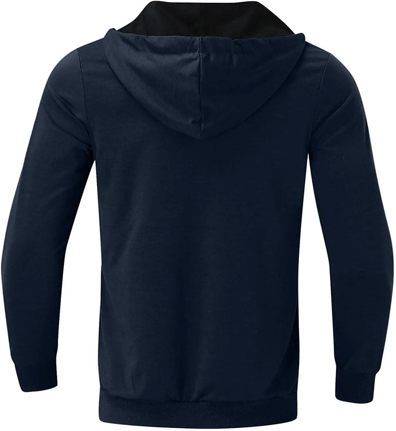 DuDubaby Mens Long Sleeve Hoodie Casual Camouflage Sports Sweatshirt Long Sleeve Zipper Hooded Jacket Coat