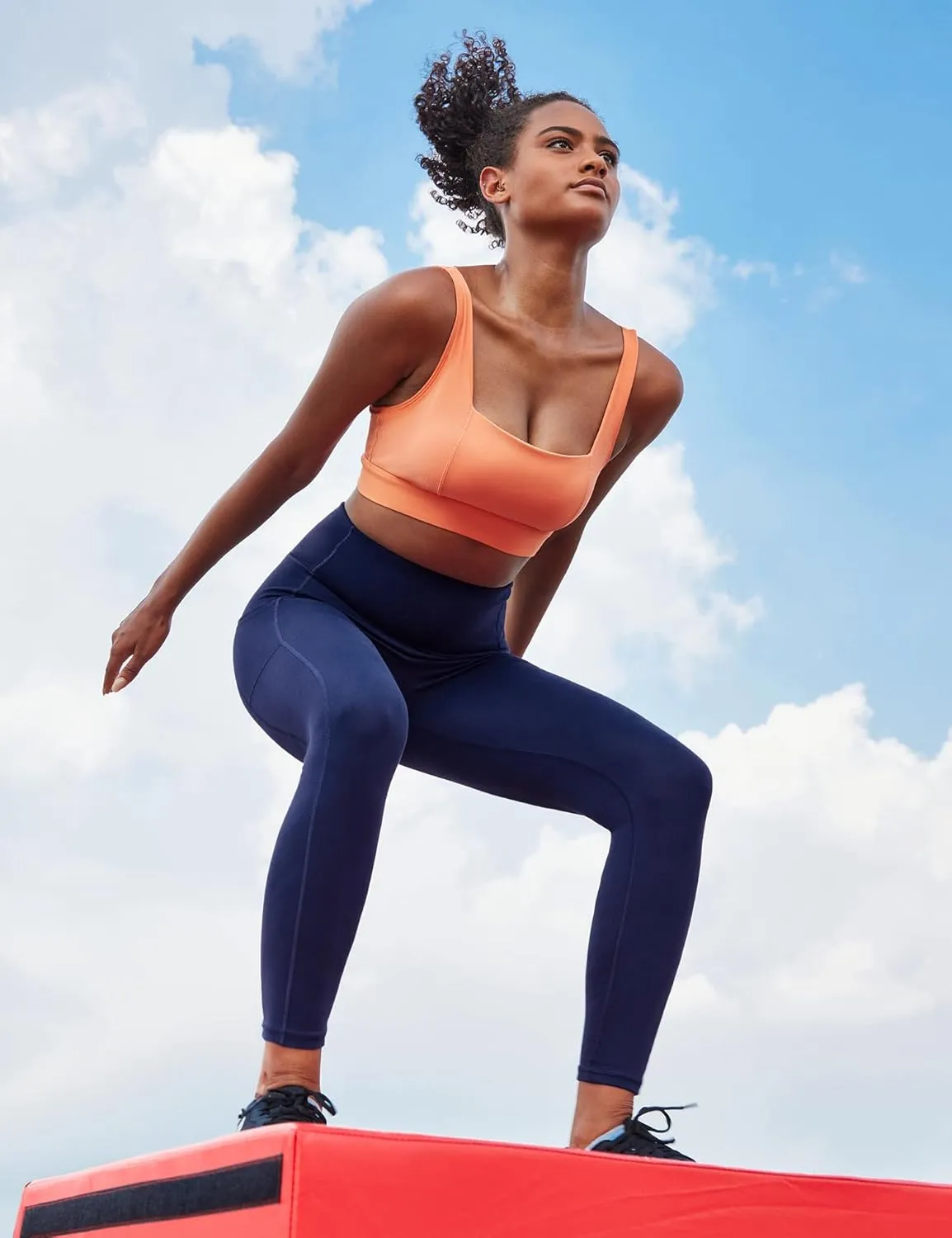 Ewedoos Women's Yoga Pants with Pockets Leggings for Women Tummy Control Workout Leggings for Women Compression Leggings