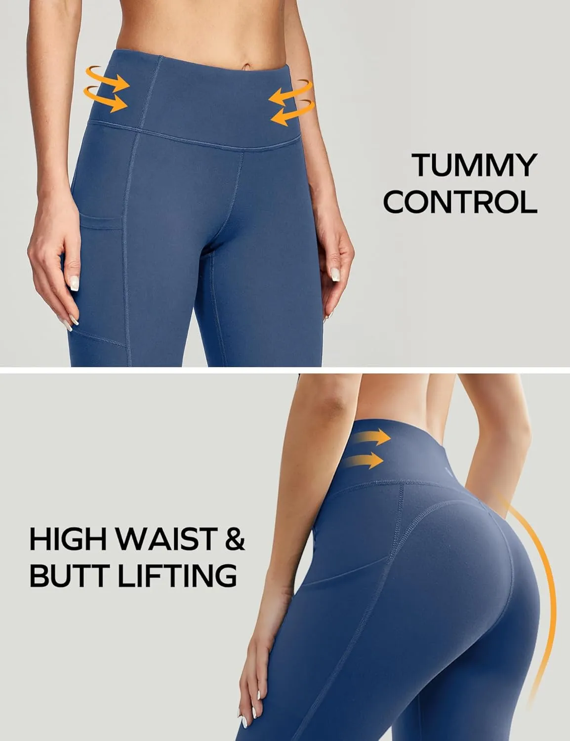 Ewedoos Women's Yoga Pants with Pockets Leggings for Women Tummy Control Workout Leggings for Women Compression Leggings