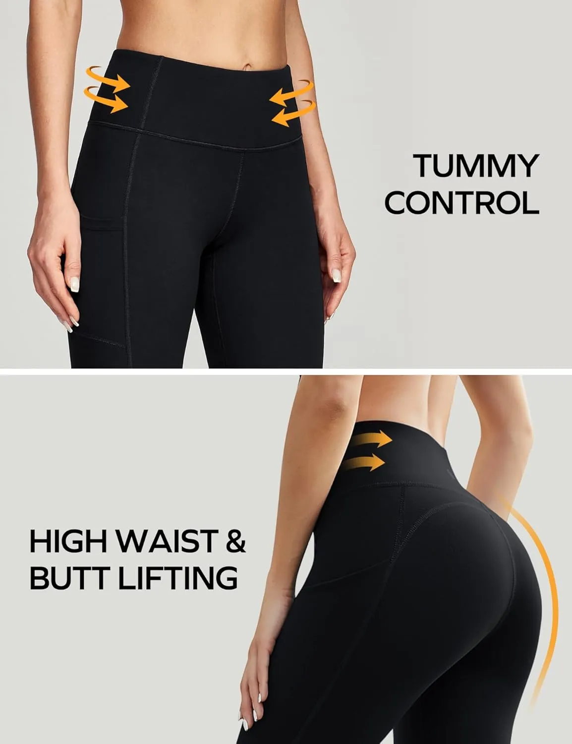 Ewedoos Women's Yoga Pants with Pockets Leggings for Women Tummy Control Workout Leggings for Women Compression Leggings