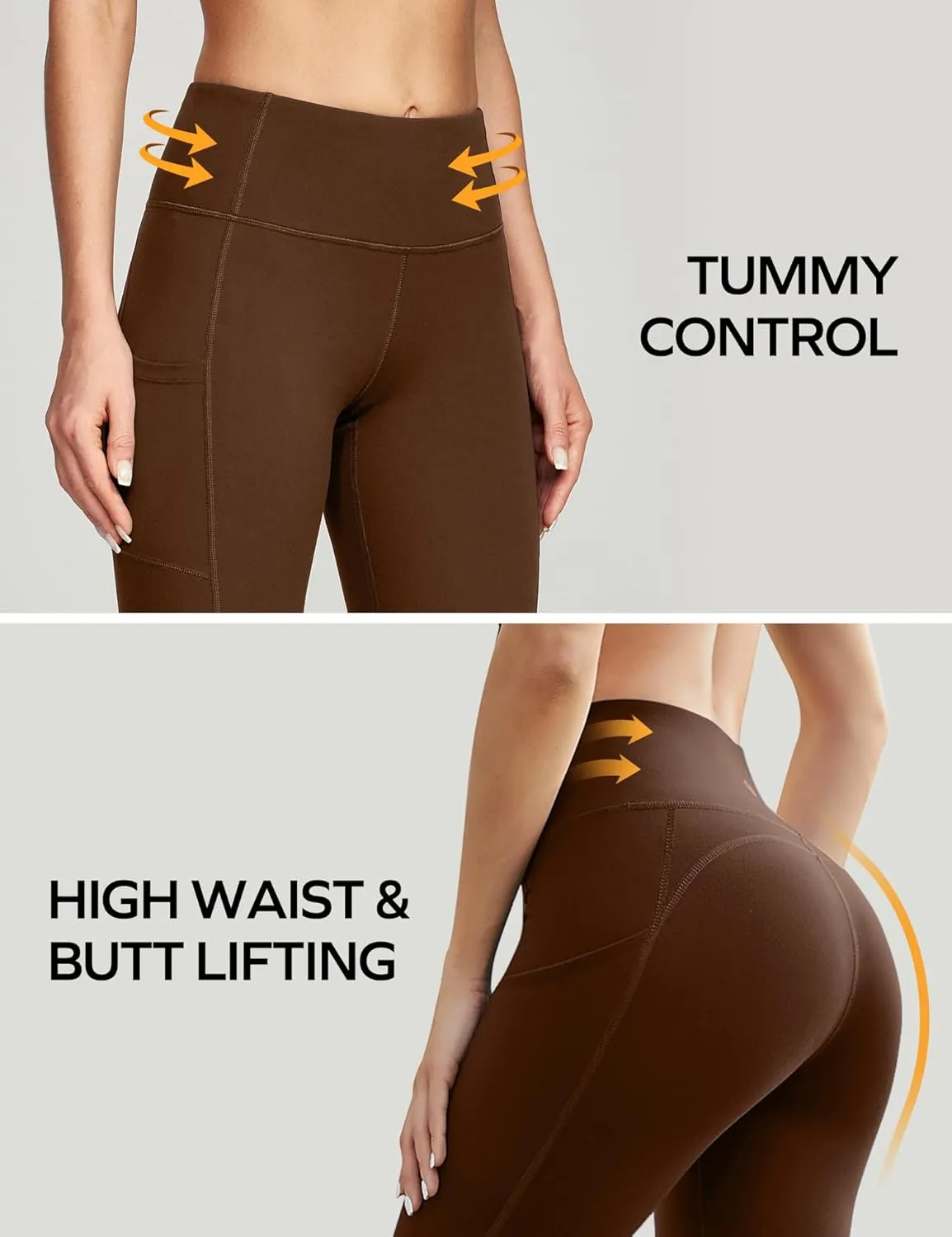 Ewedoos Women's Yoga Pants with Pockets Leggings for Women Tummy Control Workout Leggings for Women Compression Leggings