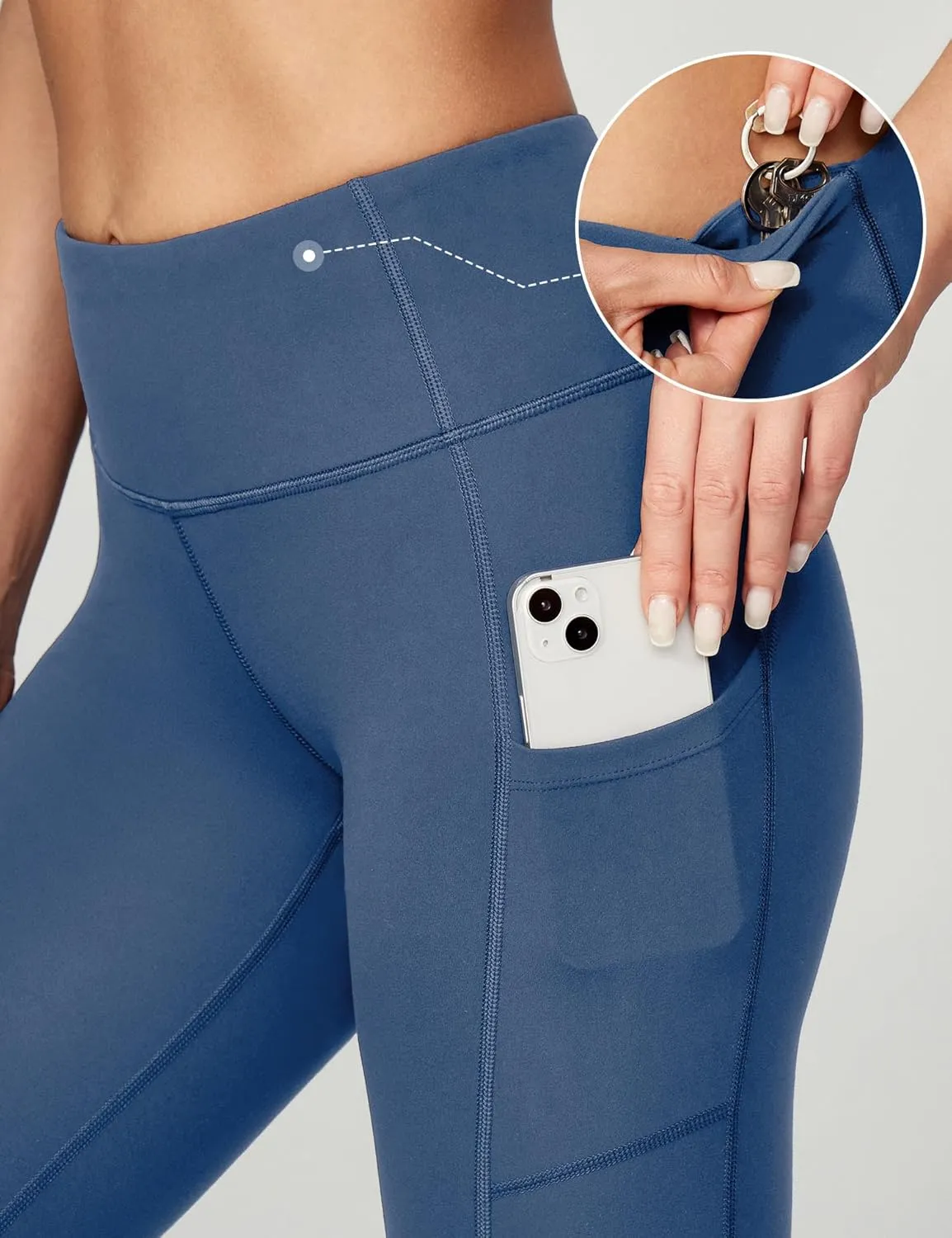 Ewedoos Women's Yoga Pants with Pockets Leggings for Women Tummy Control Workout Leggings for Women Compression Leggings