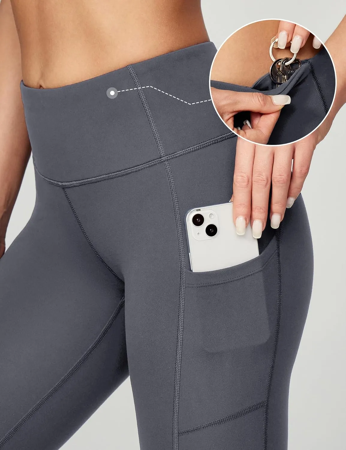 Ewedoos Women's Yoga Pants with Pockets Leggings for Women Tummy Control Workout Leggings for Women Compression Leggings