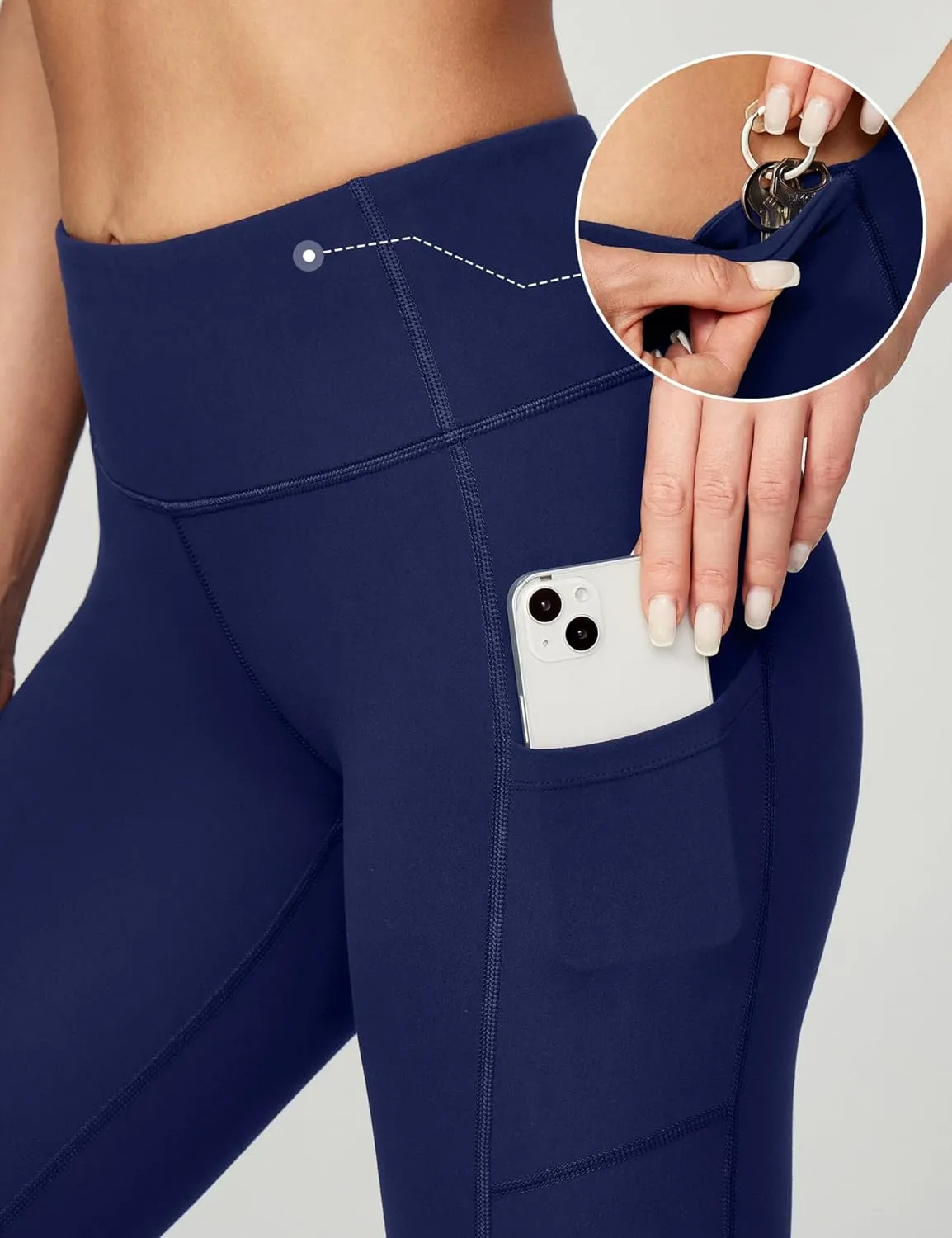 Ewedoos Women's Yoga Pants with Pockets Leggings for Women Tummy Control Workout Leggings for Women Compression Leggings