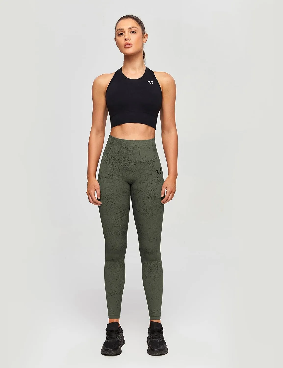 FIRM ABS Women's Active wear Leggings,Cargo Pockets Design, Squat-Proof and Non See-Through Pants for Workout, Yoga, Running