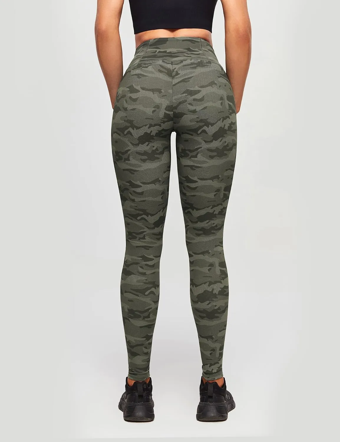FIRM ABS Women's Active wear Leggings,Cargo Pockets Design, Squat-Proof and Non See-Through Pants for Workout, Yoga, Running