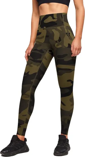 FIRM ABS Women's Active wear Leggings,Cargo Pockets Design, Squat-Proof and Non See-Through Pants for Workout, Yoga, Running