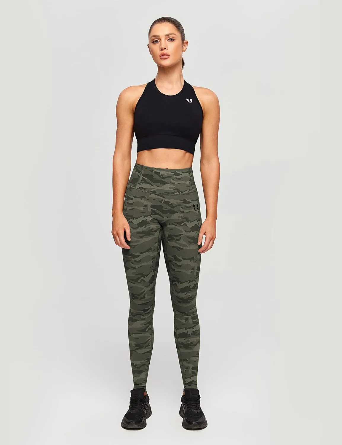 FIRM ABS Women's Active wear Leggings,Cargo Pockets Design, Squat-Proof and Non See-Through Pants for Workout, Yoga, Running