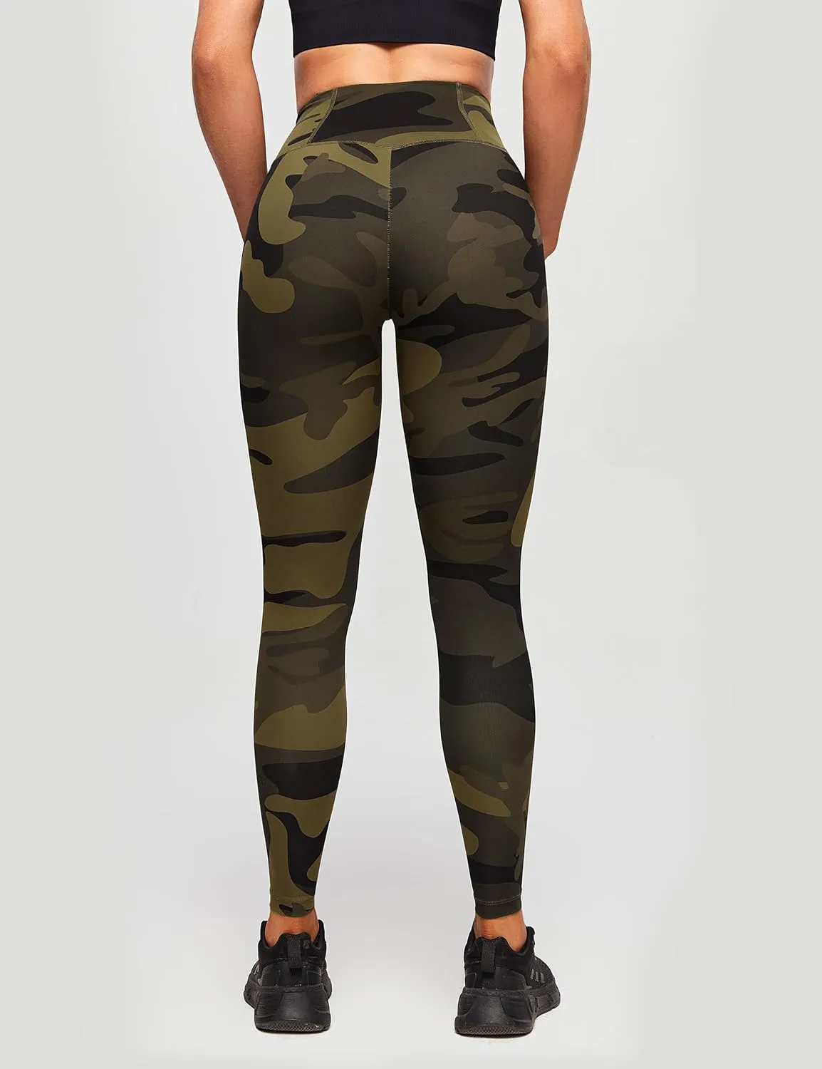 FIRM ABS Women's Active wear Leggings,Cargo Pockets Design, Squat-Proof and Non See-Through Pants for Workout, Yoga, Running