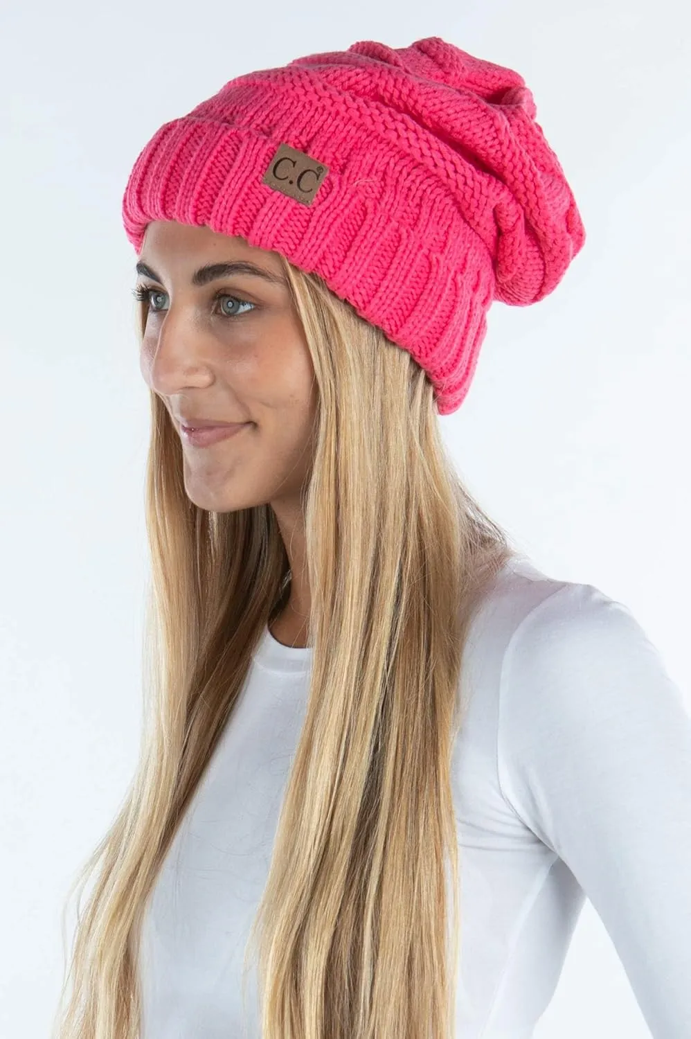 Funky Junque Premium Slouchy Beanie & Infinity Scarf Set - Mothers Day Gift - Warm Winter Bundle