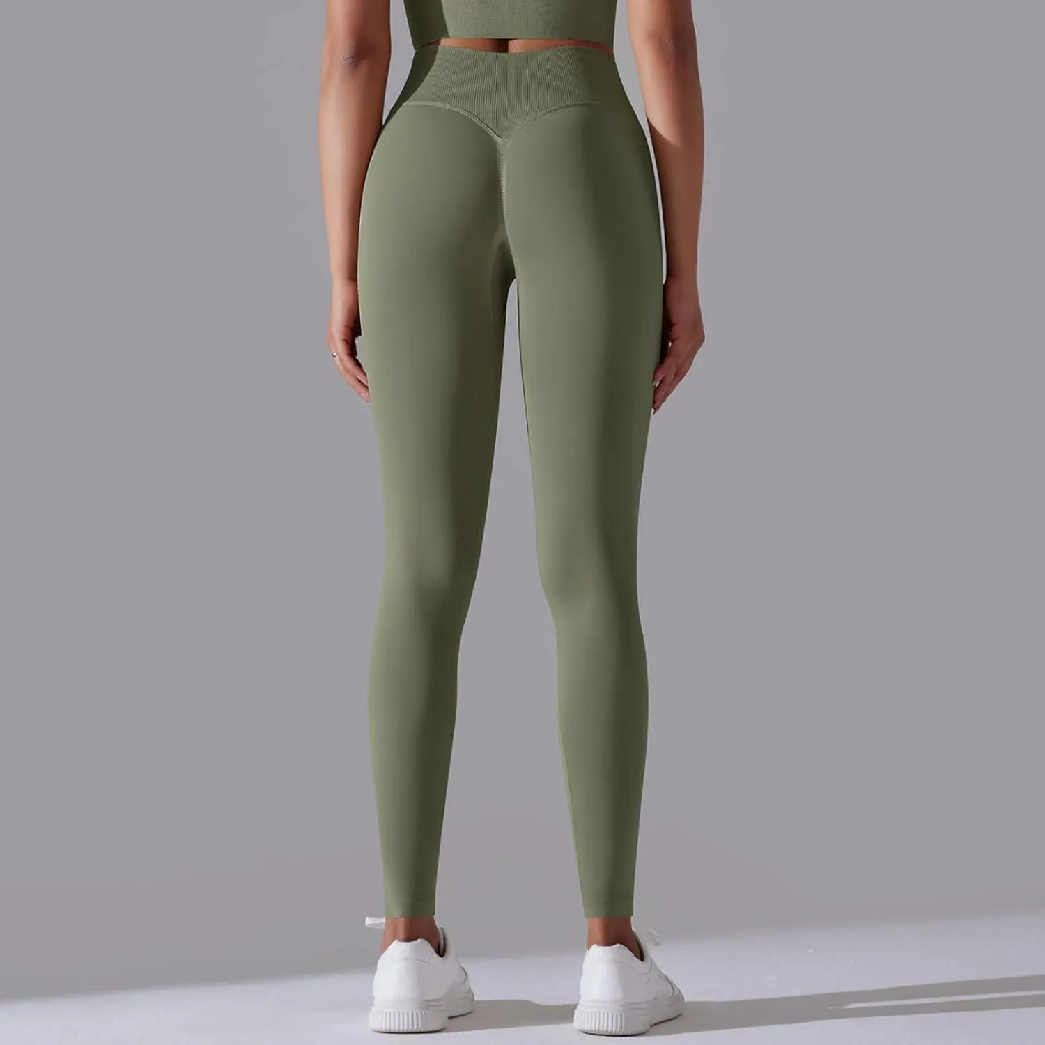 FZVYD High Waisted Leggings for Women Full Length Capri Soft Yoga Pants for Workout Athletic High Waist Tummy Control Tights
