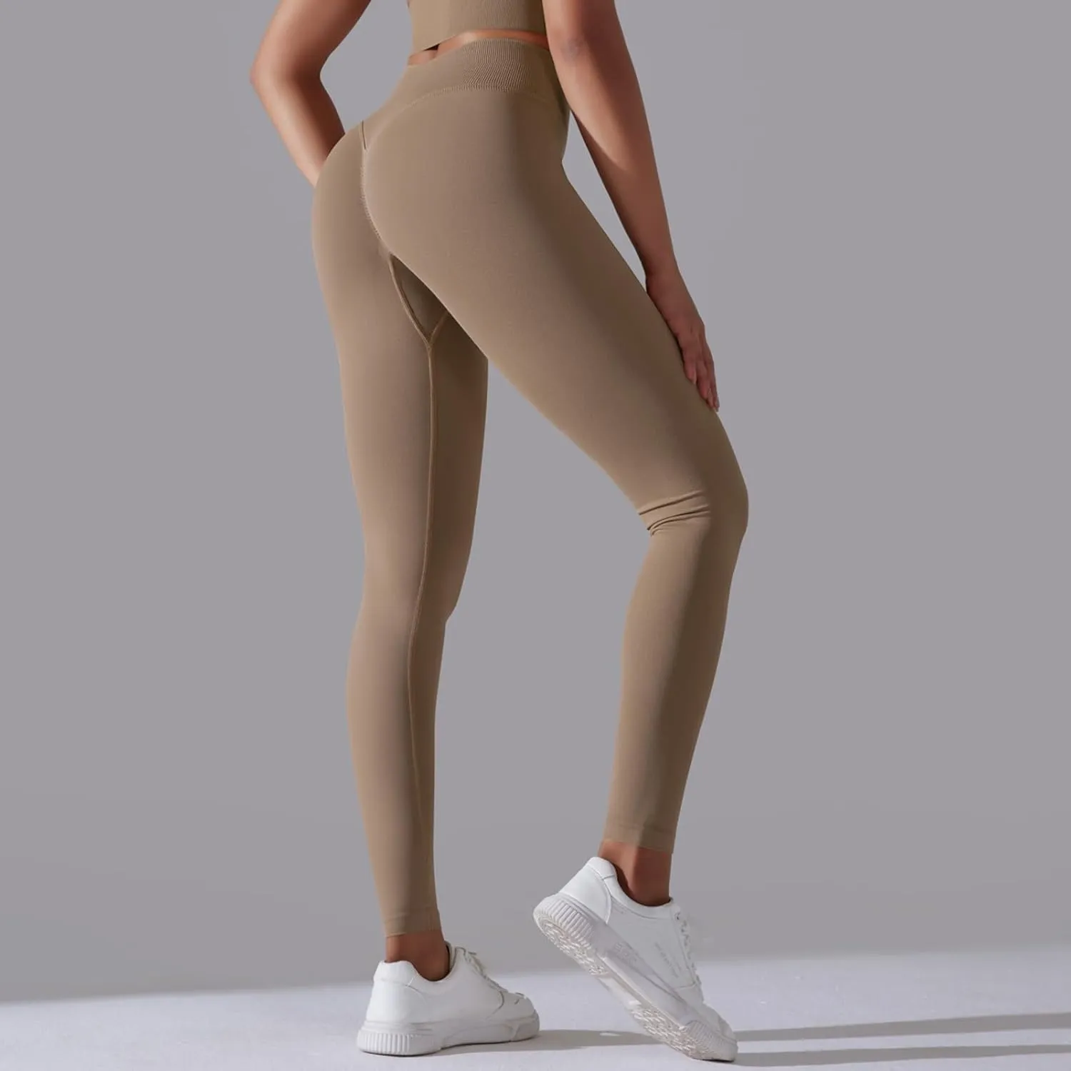 FZVYD High Waisted Leggings for Women Full Length Capri Soft Yoga Pants for Workout Athletic High Waist Tummy Control Tights