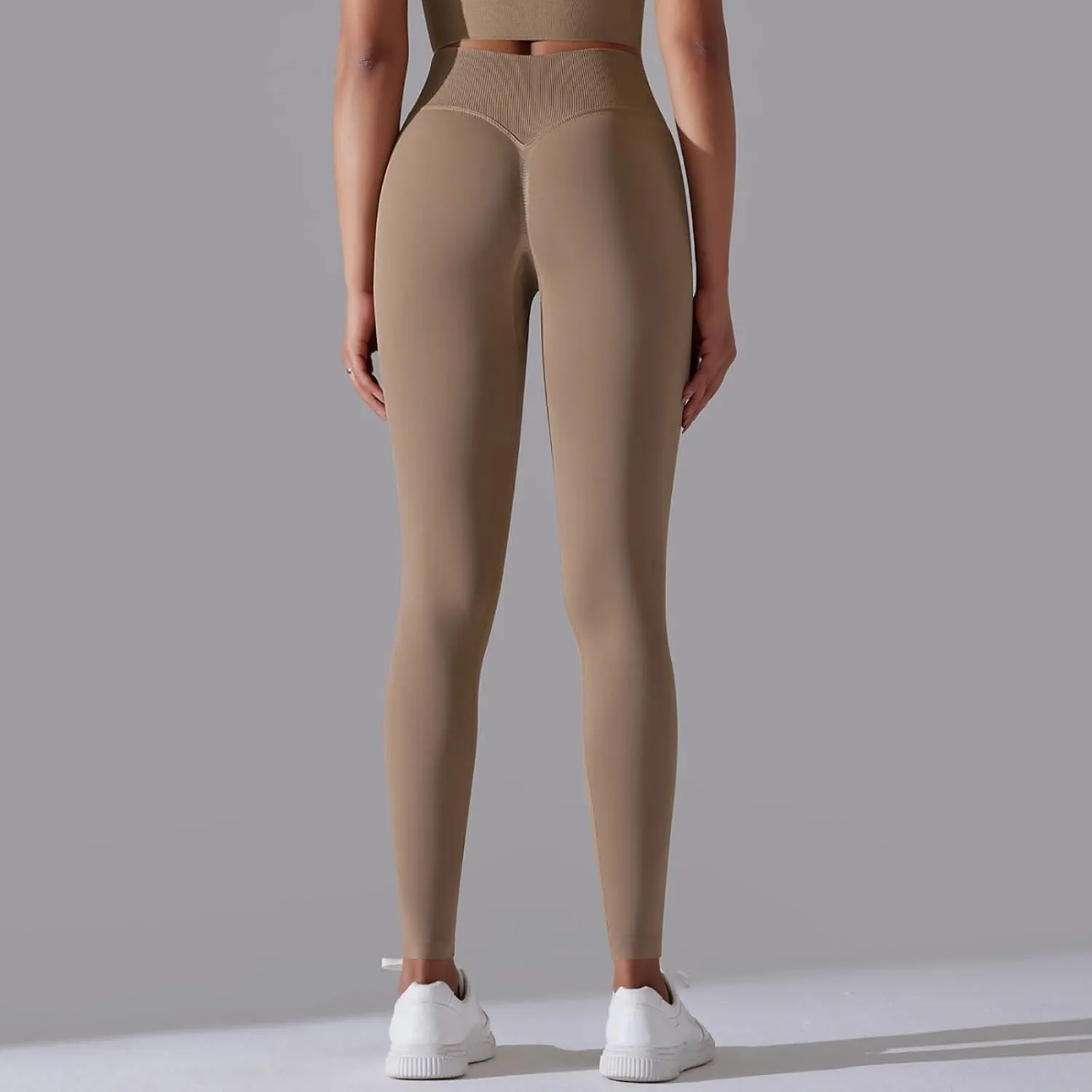 FZVYD High Waisted Leggings for Women Full Length Capri Soft Yoga Pants for Workout Athletic High Waist Tummy Control Tights
