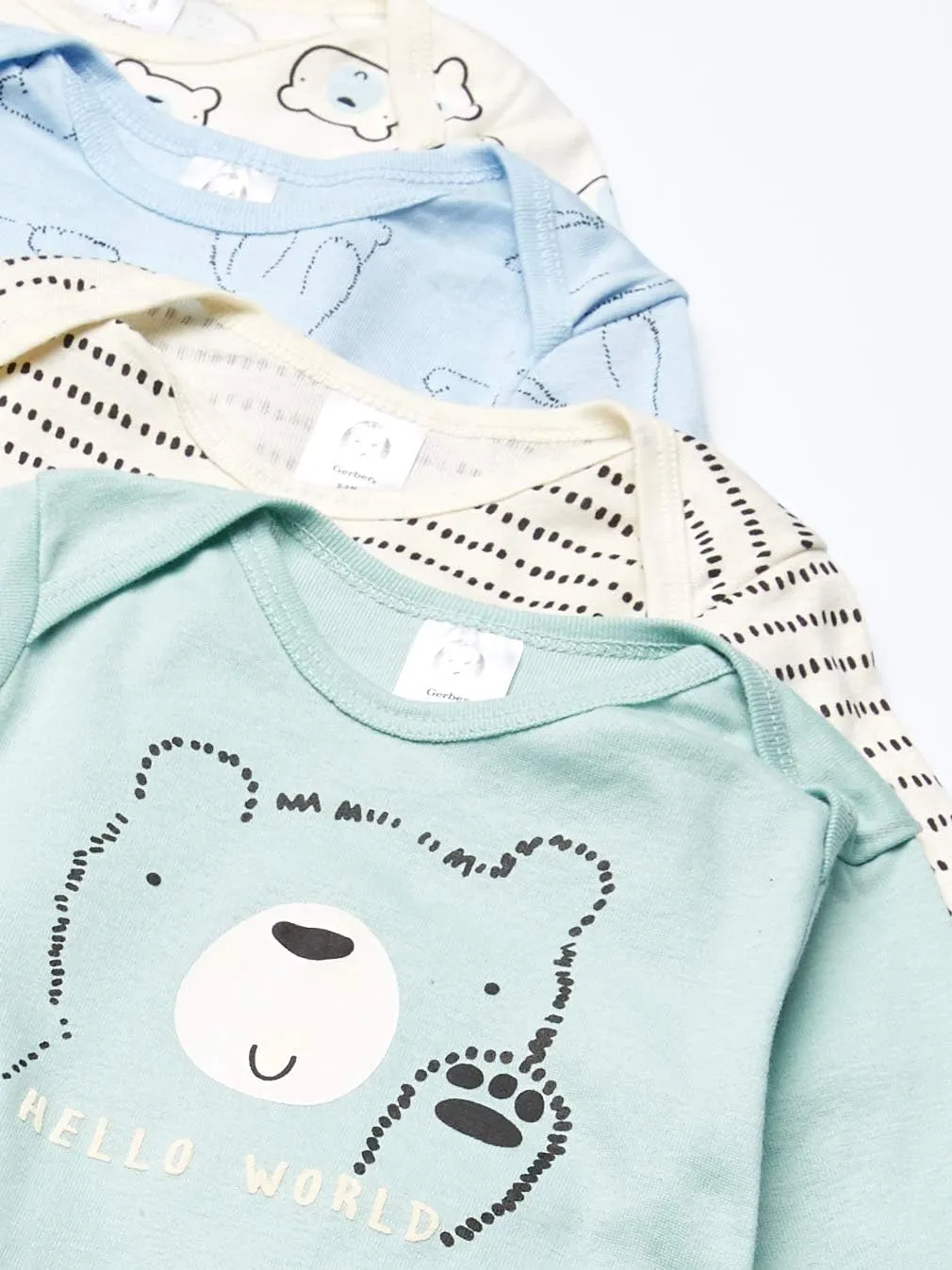 Gerber Baby Boy and Girls 4-Pack Sleeper Gown