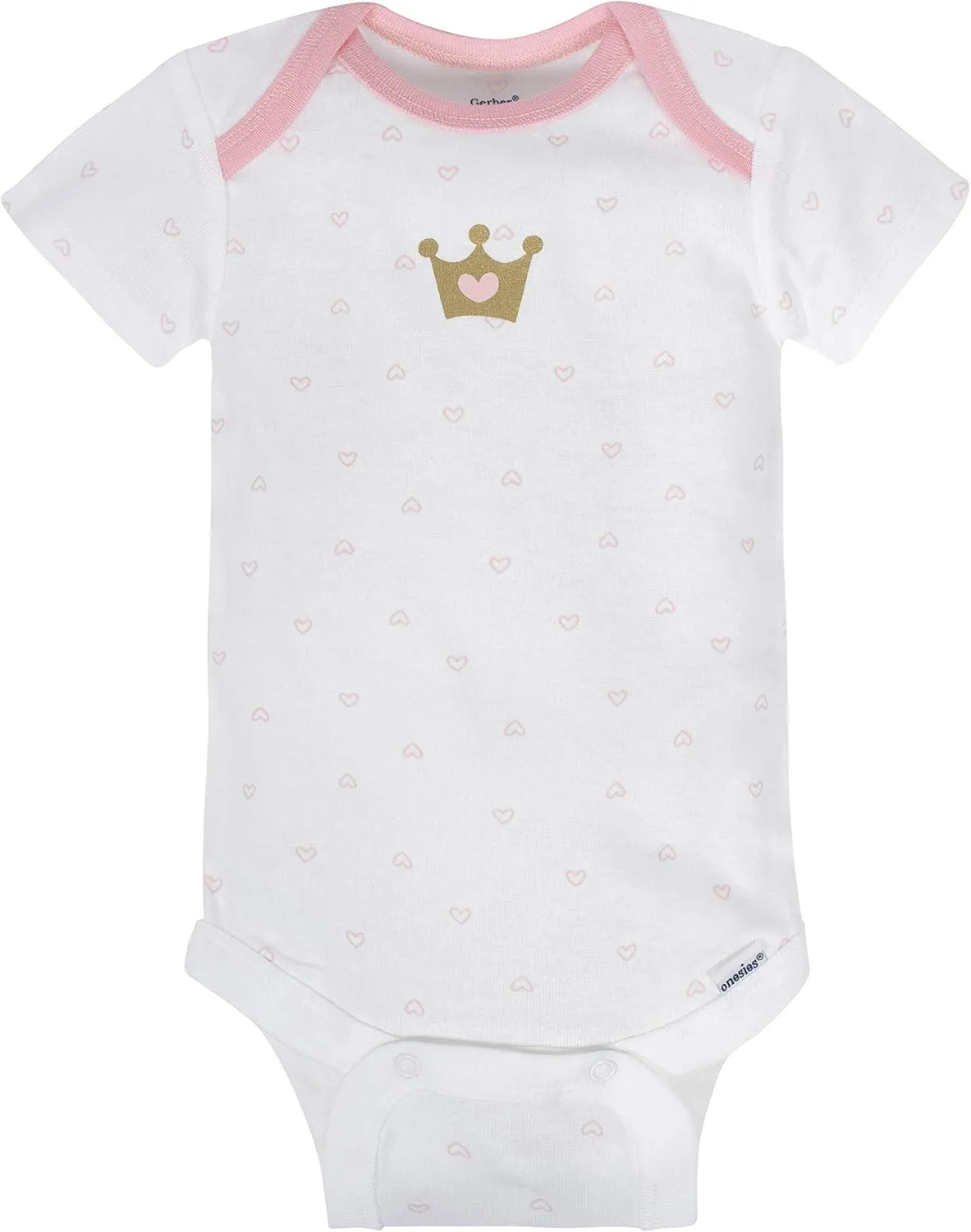 Gerber baby-girls 8-pack Short Sleeve Onesies Bodysuits