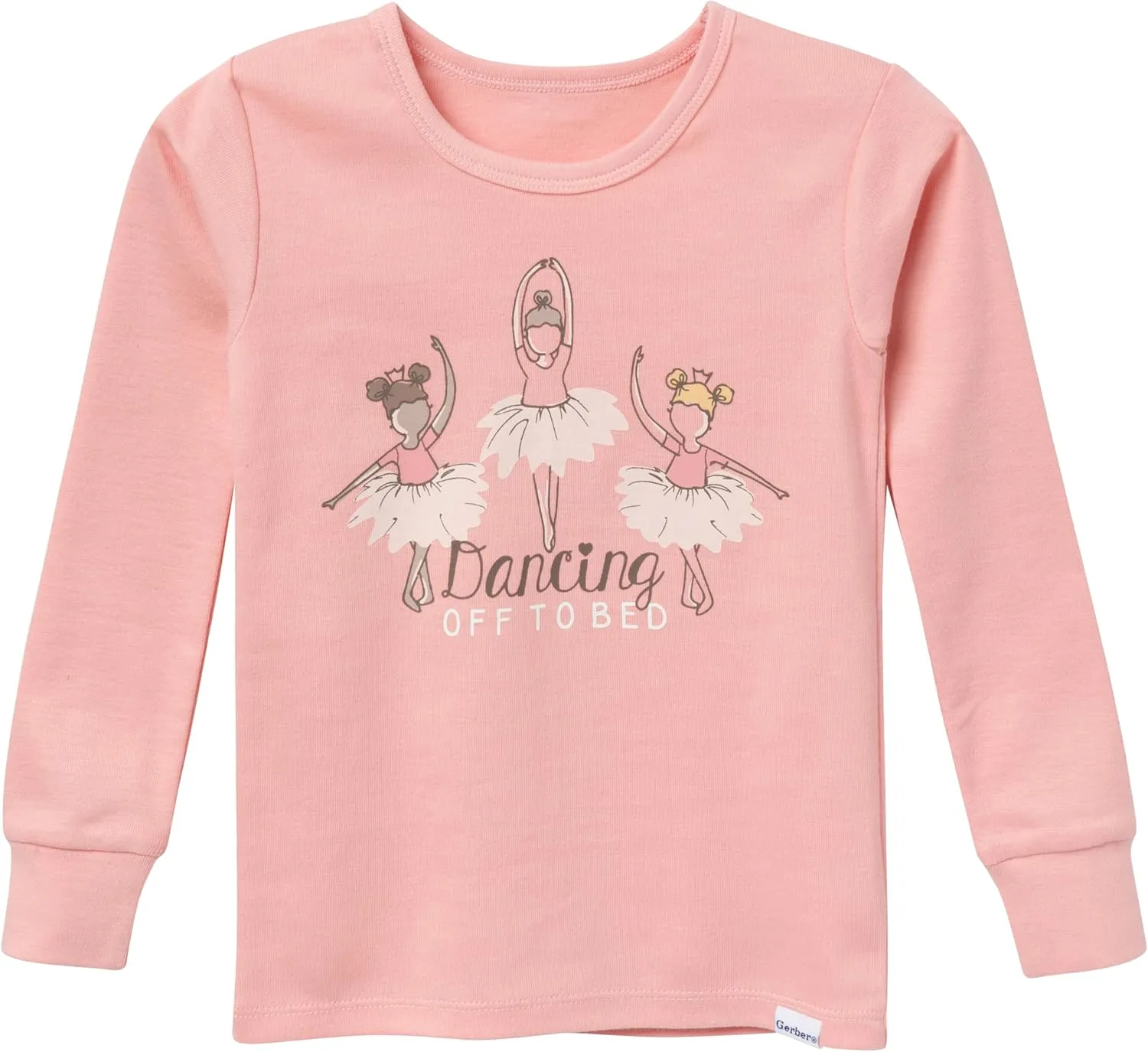 Gerber Baby Girls' Toddler Snug Fit 4-Piece Pajama Set