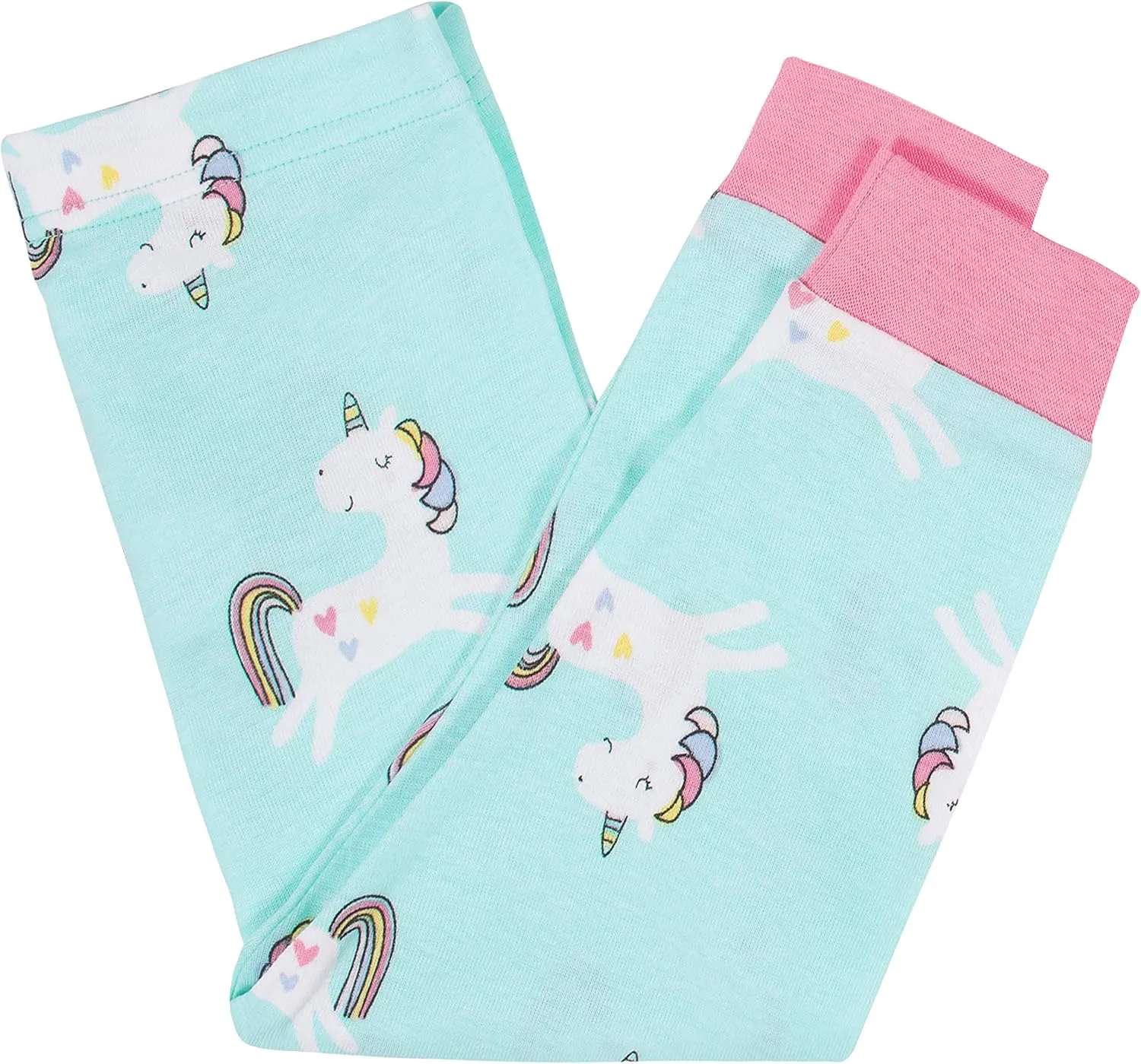 Gerber Baby Girls' Toddler Snug Fit 4-Piece Pajama Set
