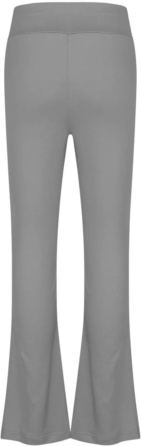 Girls Flare Leggings Cross High Waisted Yoga Pants Bootcut Leggings Kids Stretch Dance Bell Bottoms with Pockets Soft