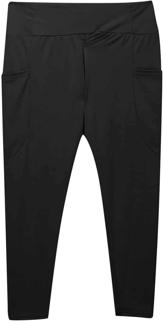 Girls Leggings Casual Seamless High Waisted Stretch Tights Dance Yoga Pants Kids Leggings with Pockets 5-12 Years