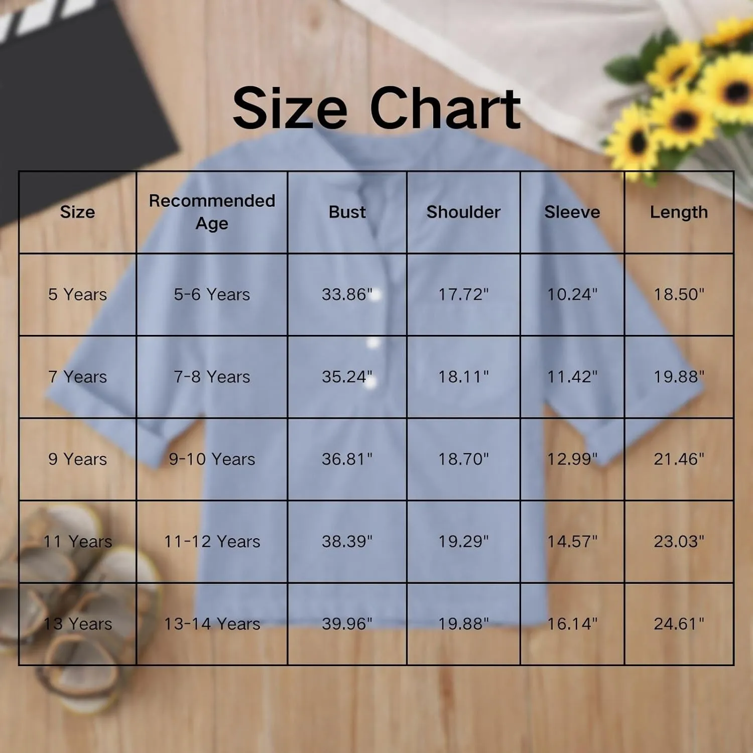 Girls Linen Shirts Loose Fit Button Down Collar Cotton Blouses Teen Summer Lightweight Solid Tee Tops with Pockets
