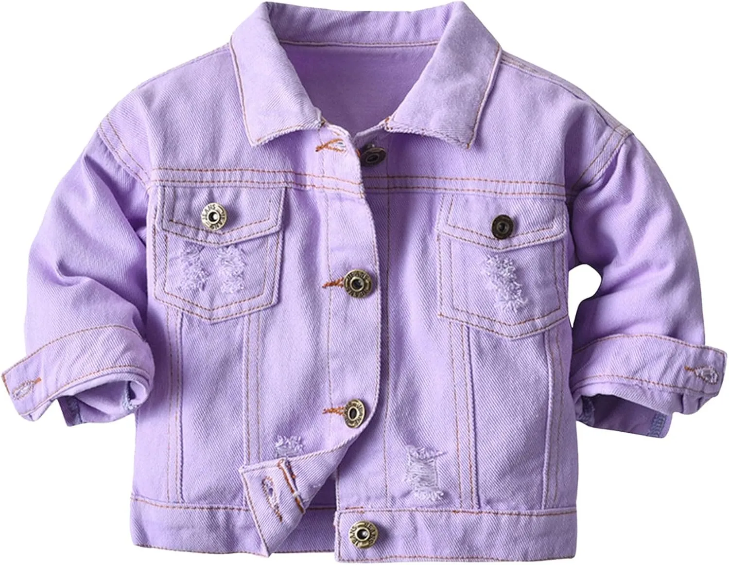 Girls' Toddler Trucker Jacket Girls Denim Jacket Kids Girls Boys Denim Jackets Baby Jacket, Boys Jackets