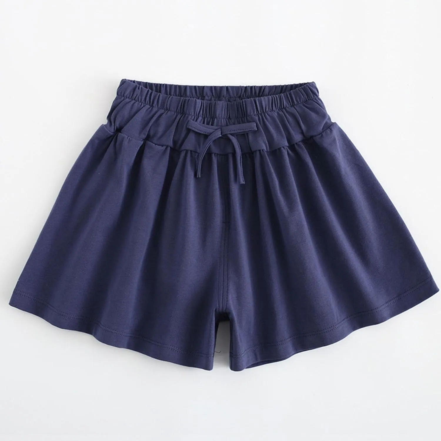 Girls Wide Leg Shorts Cute Pleated Flowy Shorts Kids Cotton Soft Summer Casual Short Kids Trendy Clothes 3-14 Years