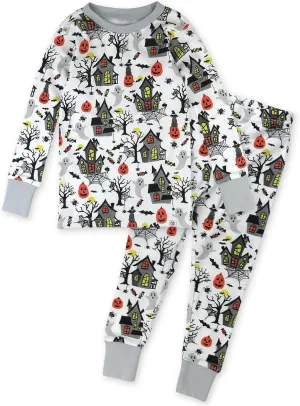 HonestBaby Baby, Toddler and Kids' 100% Organic Cotton Celebration 2-Piece Pajamas