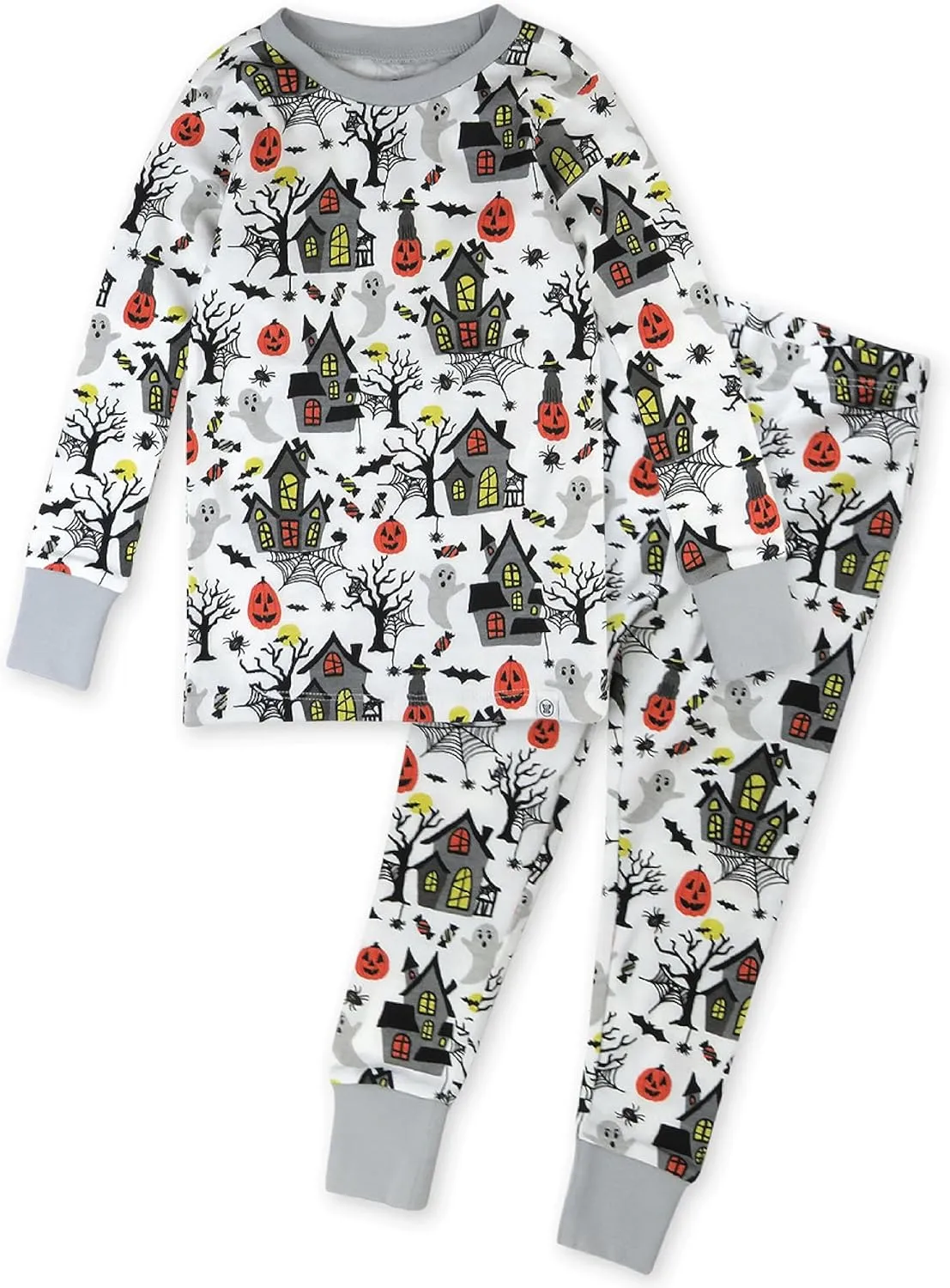 HonestBaby Baby, Toddler and Kids' 100% Organic Cotton Celebration 2-Piece Pajamas