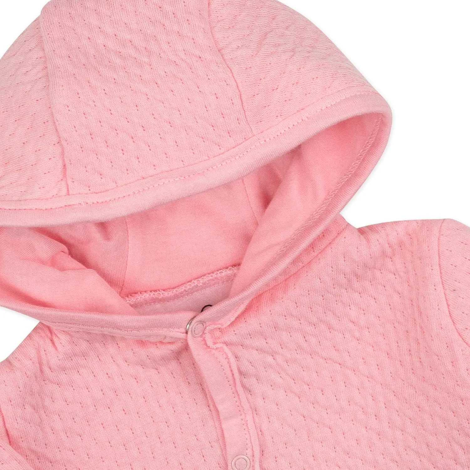 HonestBaby Front Hooded Jackets, Side-snap Top, Hoodies in Cozy 100% Organic Cotton Infant Baby Boys, Girls, Unisex