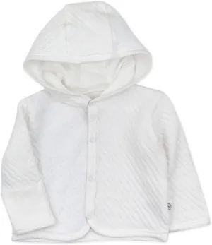 HonestBaby Front Hooded Jackets, Side-snap Top, Hoodies in Cozy 100% Organic Cotton Infant Baby Boys, Girls, Unisex