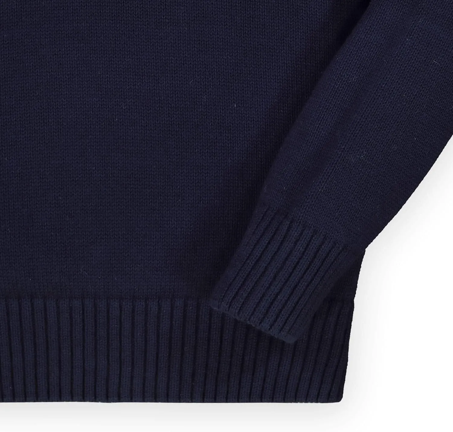 Hope & Henry Boys' Long Sleeve Mock Neck Sweater