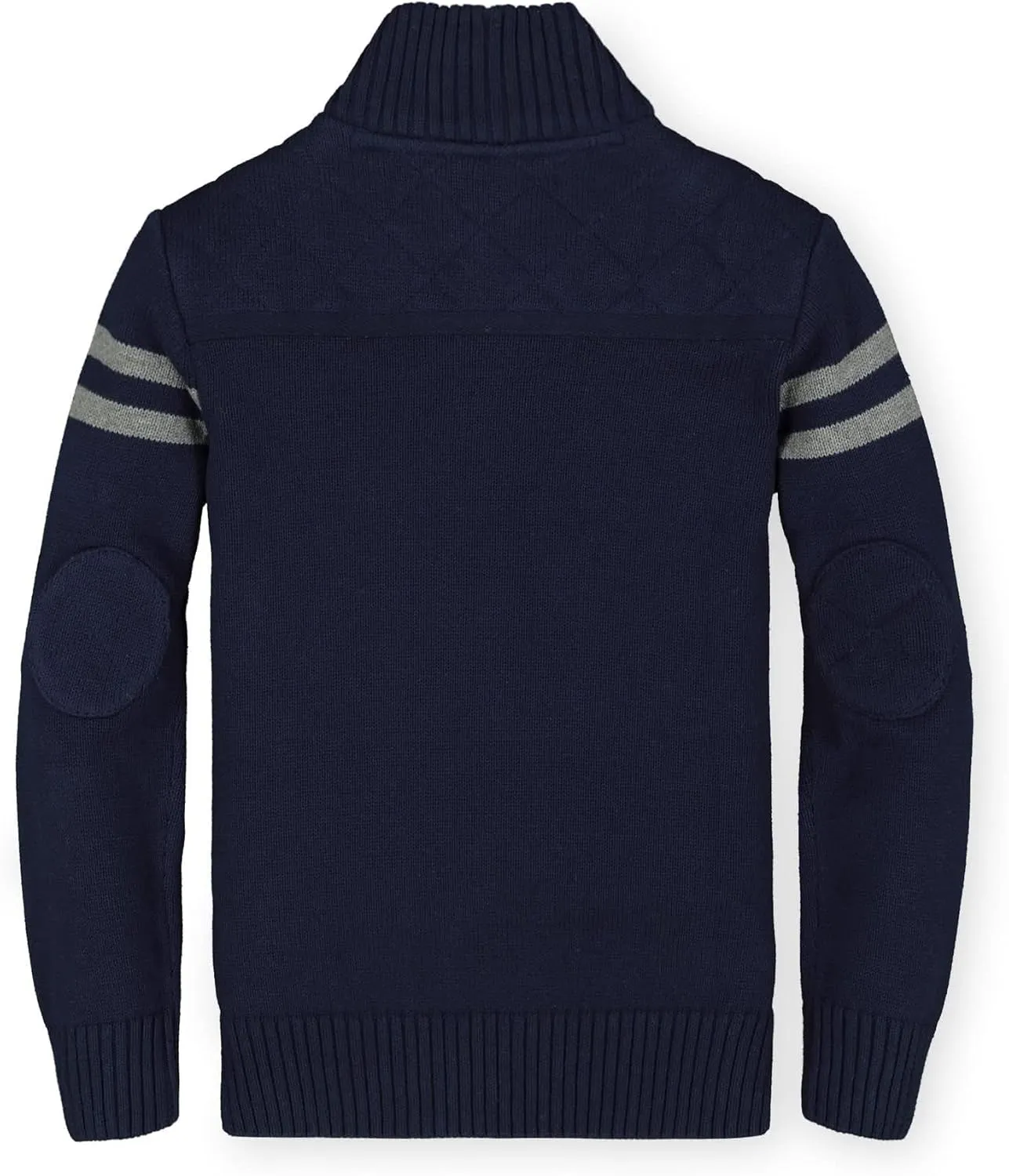 Hope & Henry Boys' Long Sleeve Mock Neck Sweater