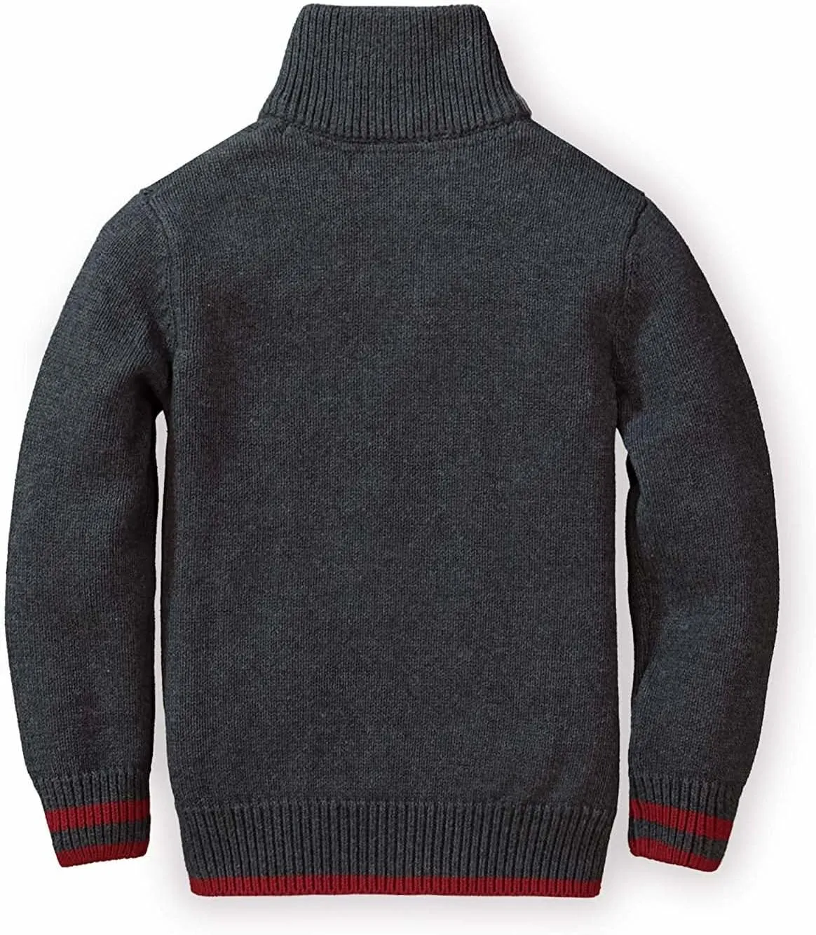 Hope & Henry Boys' Long Sleeve Mock Neck Sweater