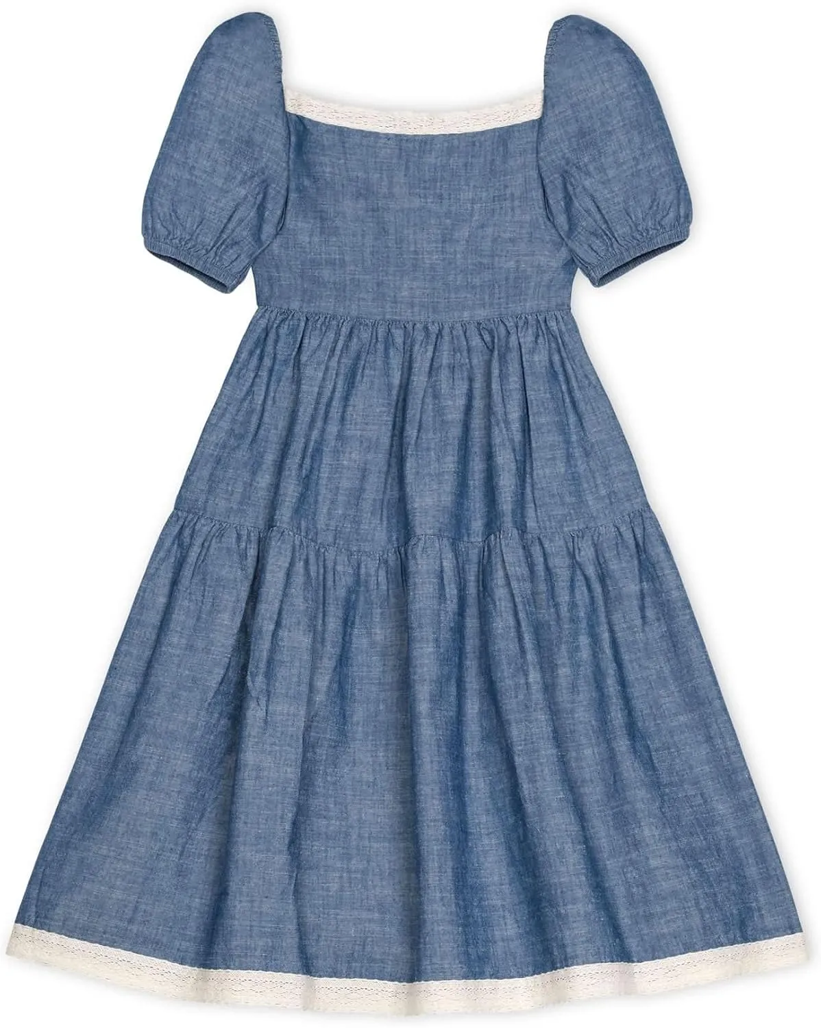 Hope & Henry Girls' Eyelet Shift Dress