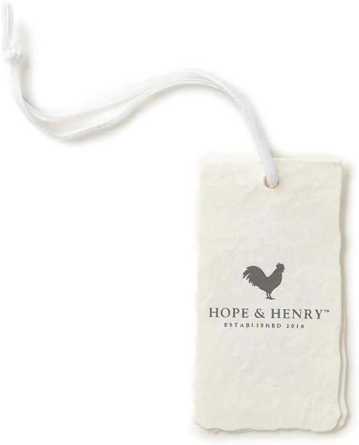 Hope & Henry Girls' Peter Pan Collar Seersucker Dress