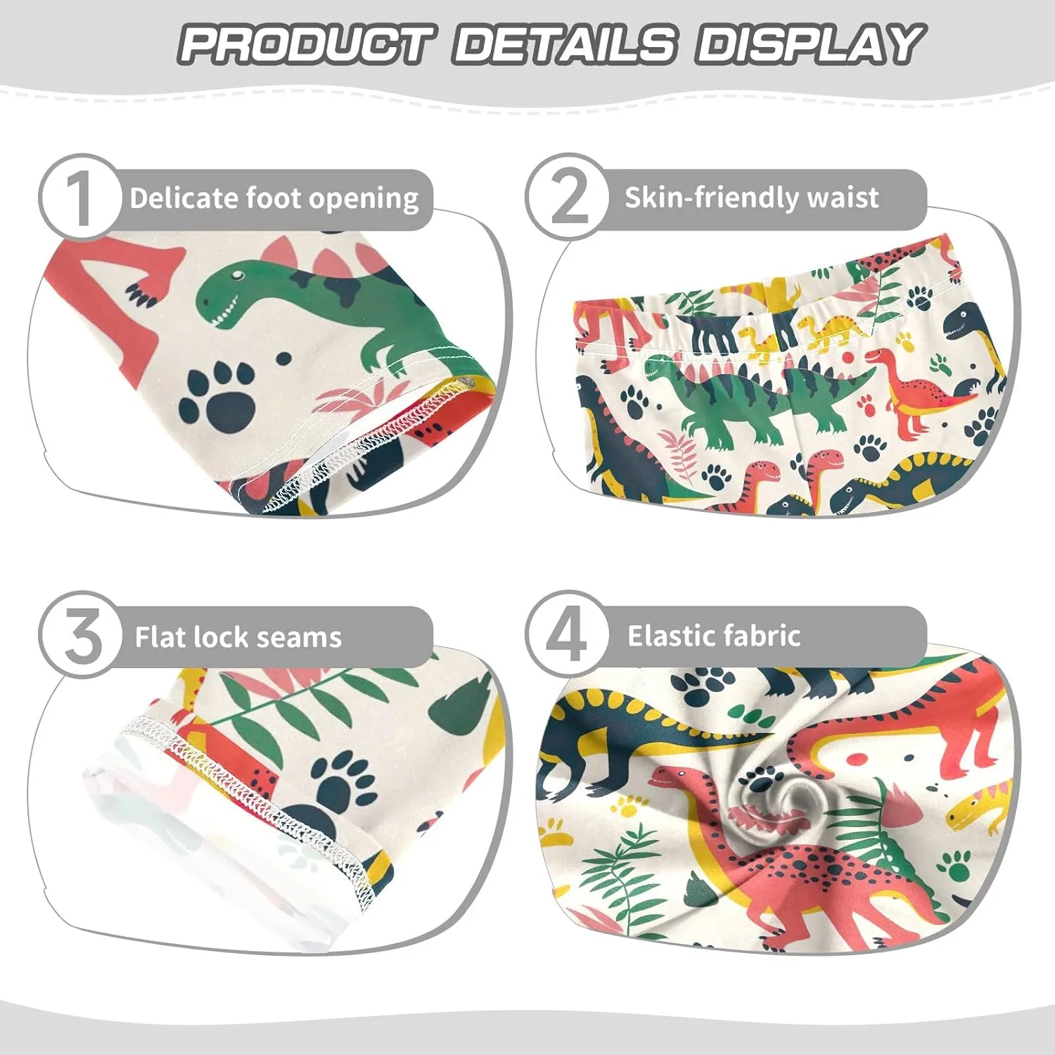 Ice Cream Donut Toddler Girl Pants, Leggings for Kids in Toddler Girl Clothes 4T Girls Athletic Leggings