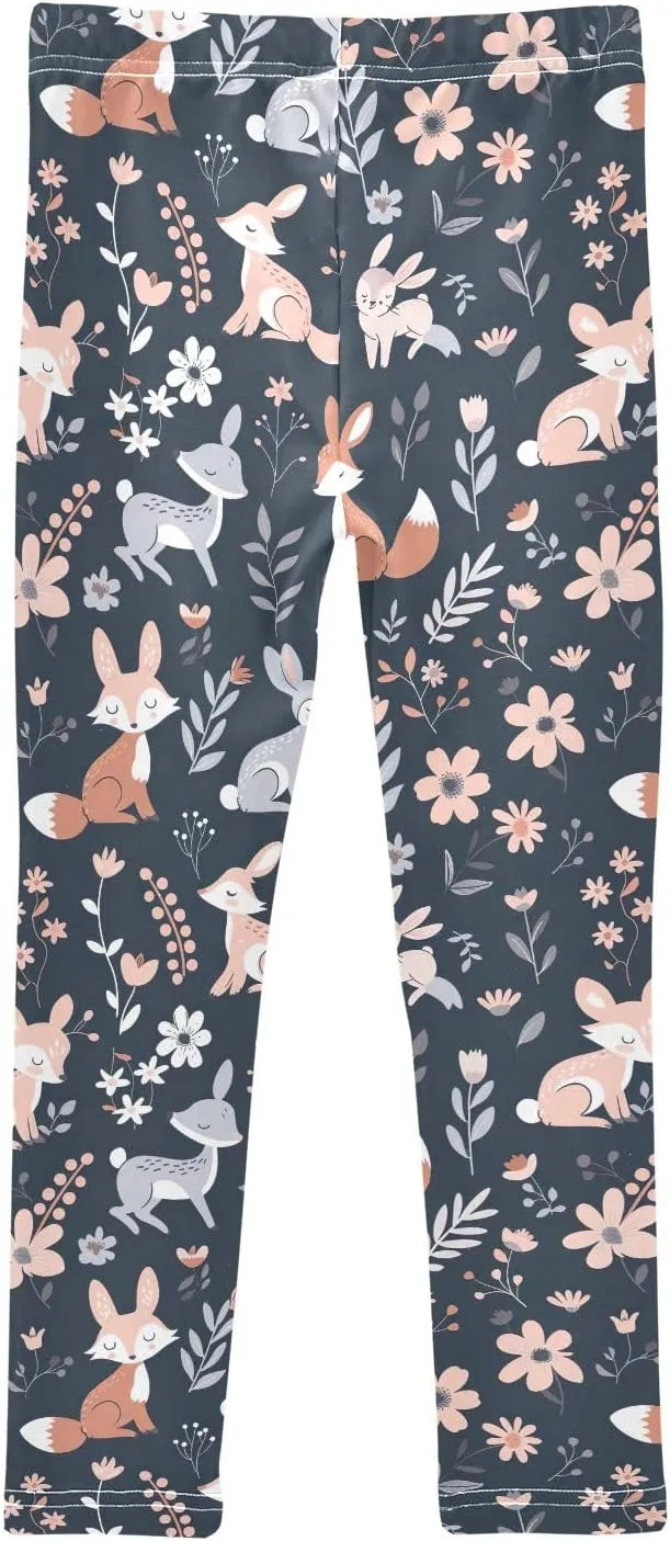 Ice Cream Donut Toddler Girl Pants, Leggings for Kids in Toddler Girl Clothes 4T Girls Athletic Leggings