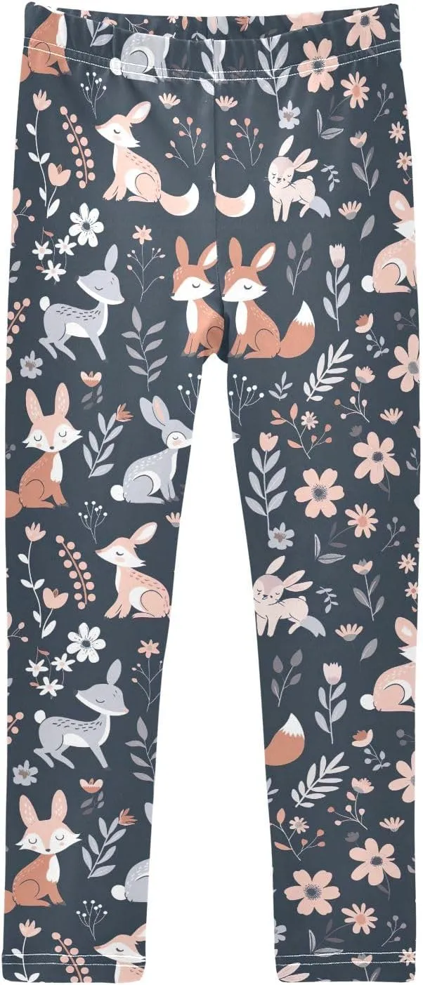 Ice Cream Donut Toddler Girl Pants, Leggings for Kids in Toddler Girl Clothes 4T Girls Athletic Leggings