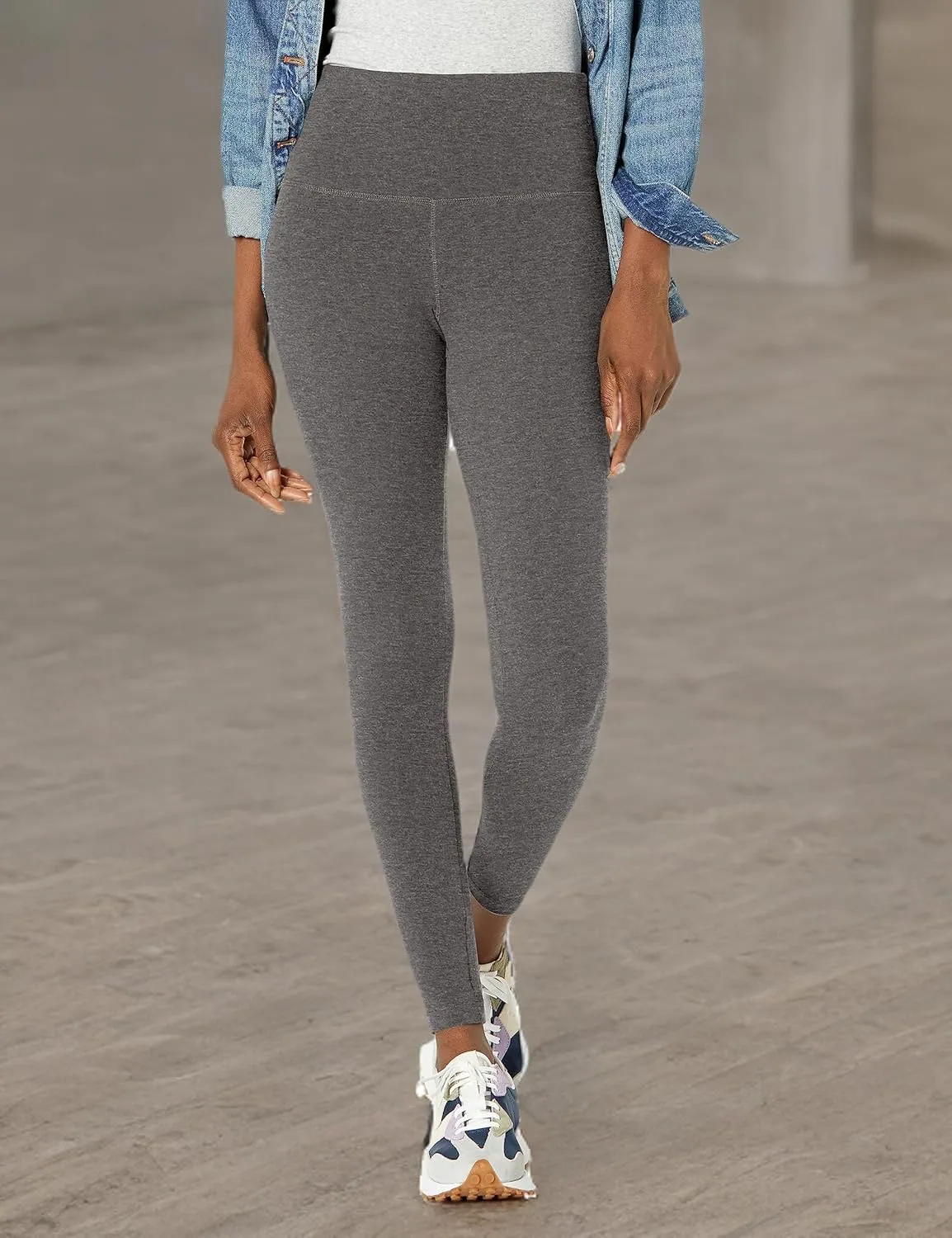 Jockey Women's Cotton Stretch Basic Ankle Leggings