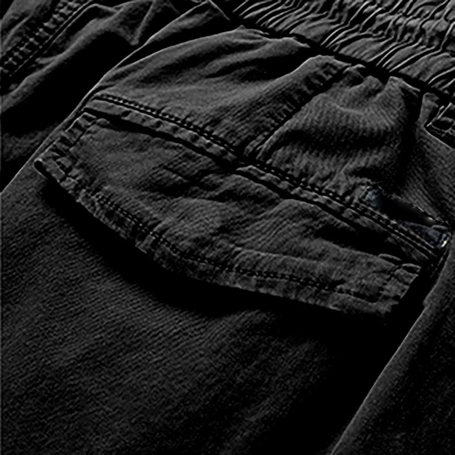 JOFOW Mens Cargo Pants Cargo Joggers Men Mens Elastic Waist Pants Cargo Sweatpants for Men