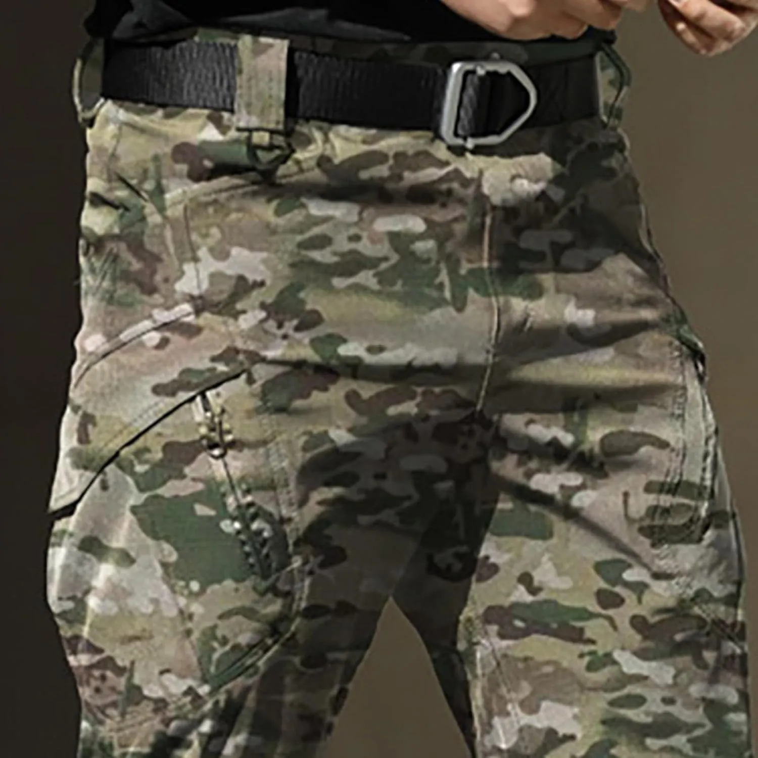 JOFOW Mens Cargo Pants Cargo Joggers Men Mens Elastic Waist Pants Cargo Sweatpants for Men