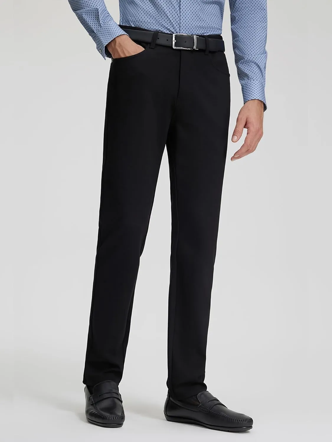 Khaki Pants Mens Classic Fit Stretch 5-Pocket Stretch Twill Pant