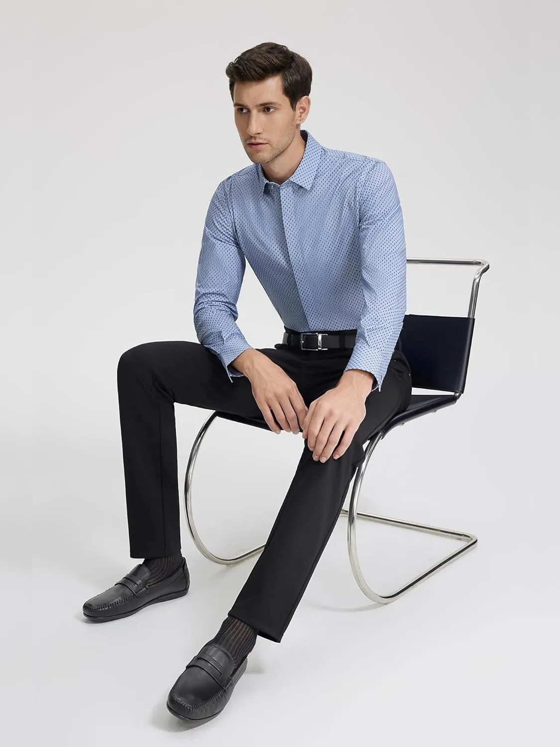Khaki Pants Mens Classic Fit Stretch 5-Pocket Stretch Twill Pant