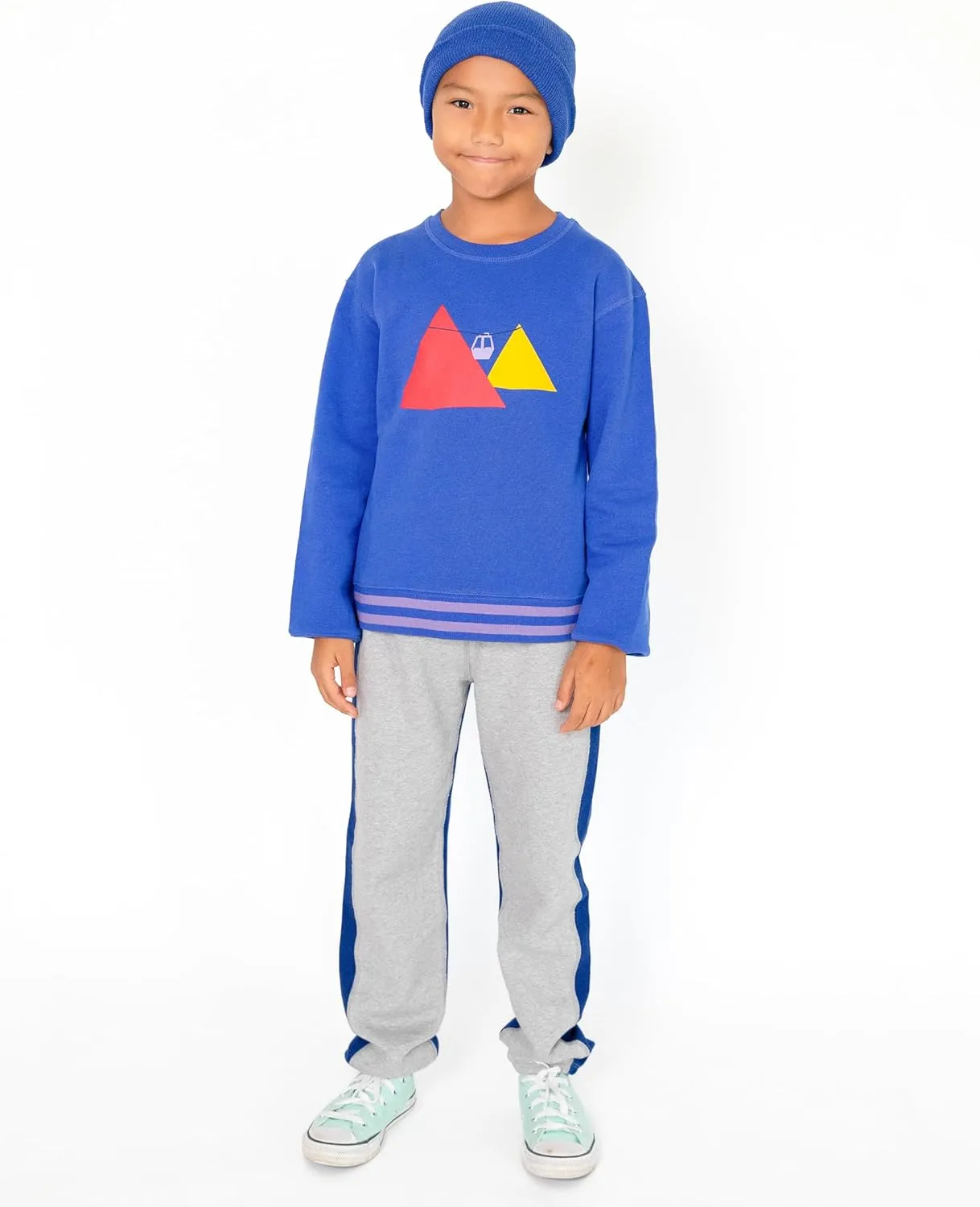 Kids' 100% Cotton Sweatpants, Joggers for Boys and Girls, 100% GOTS Certified Organic Cotton Clothing