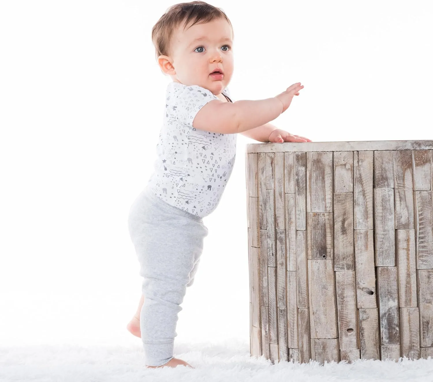 Lamaze baby-girls Unisex Short Sleeve Cotton Bodysuit, Snap Closure