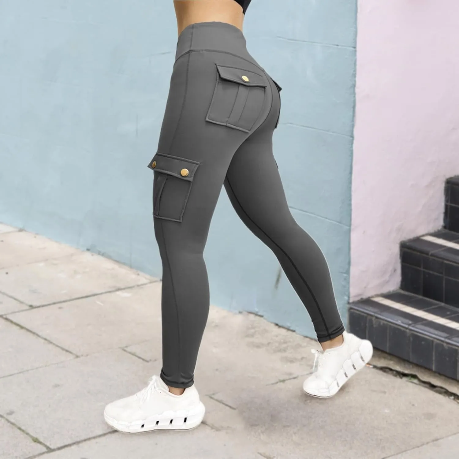 Leggings for Women Pant Leggings High Waist Workout Pant Trouser Running Sports Tights Butt Yoga Pants Crossover