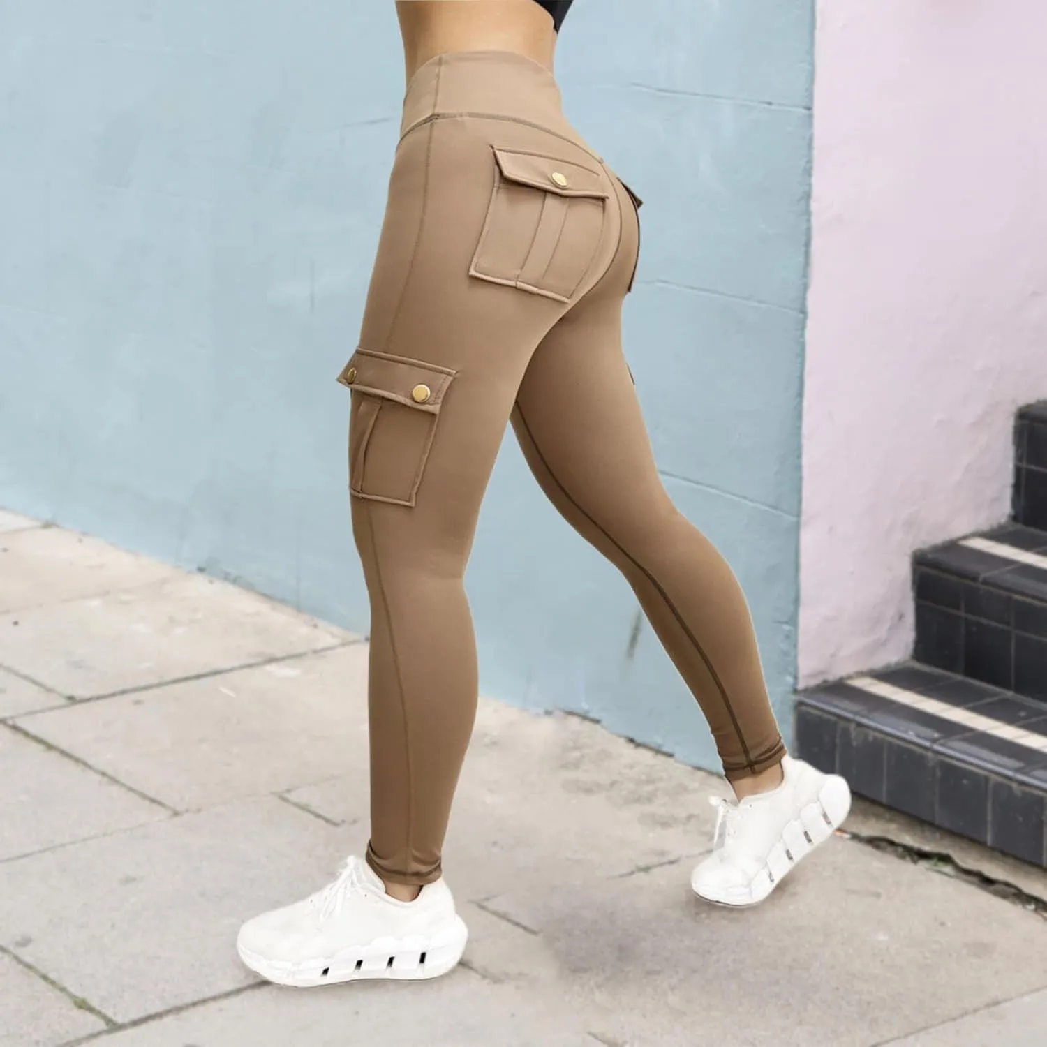 Leggings for Women Pant Leggings High Waist Workout Pant Trouser Running Sports Tights Butt Yoga Pants Crossover