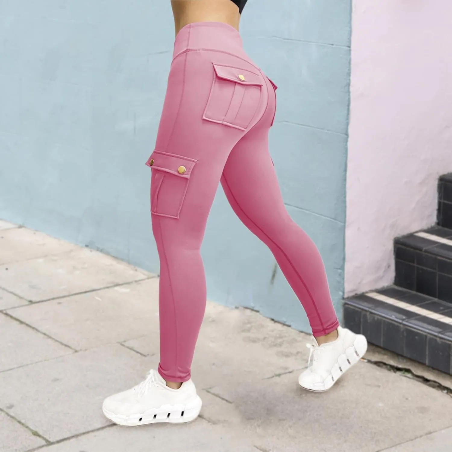 Leggings for Women Pant Leggings High Waist Workout Pant Trouser Running Sports Tights Butt Yoga Pants Crossover